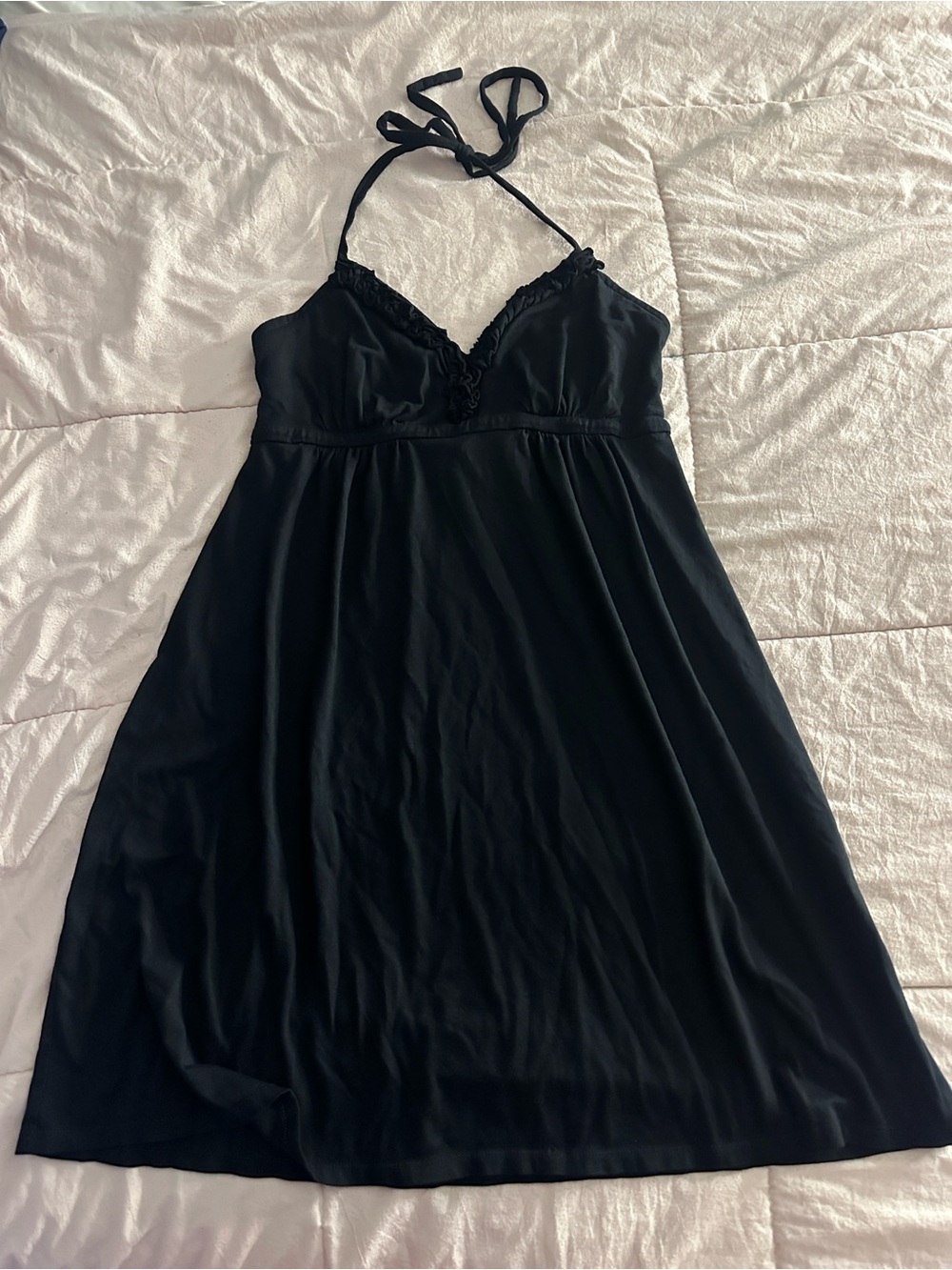 Black Halter Neck Dress